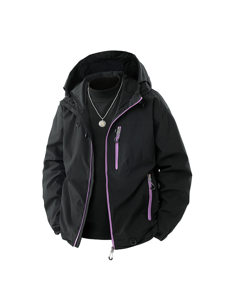Mens Windproof Waterproof Corduroy Jacket
