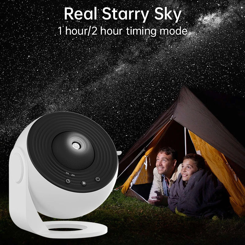 Night Light Galaxy Projector Starry Sky Projector 360 Rotate Planetarium Lamp For Kids Bedroom Valentine's Day Gift Wedding Decor