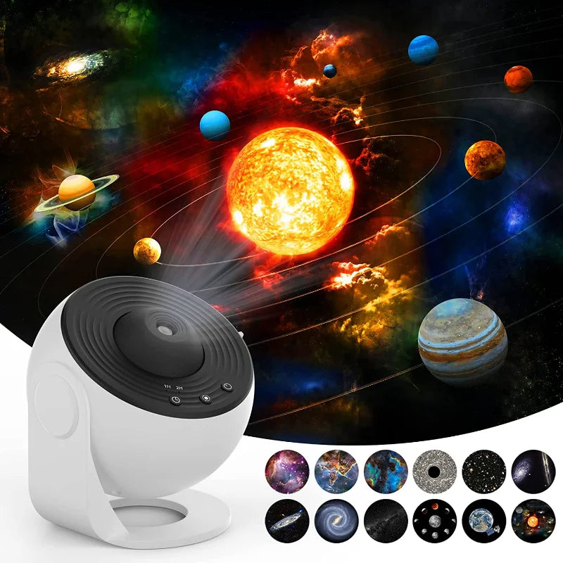 Night Light Galaxy Projector Starry Sky Projector 360 Rotate Planetarium Lamp For Kids Bedroom Valentine's Day Gift Wedding Decor