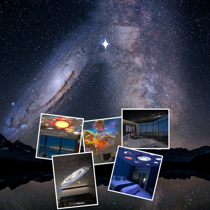 Night Light Galaxy Projector Starry Sky Projector 360 Rotate Planetarium Lamp For Kids Bedroom Valentine's Day Gift Wedding Decor