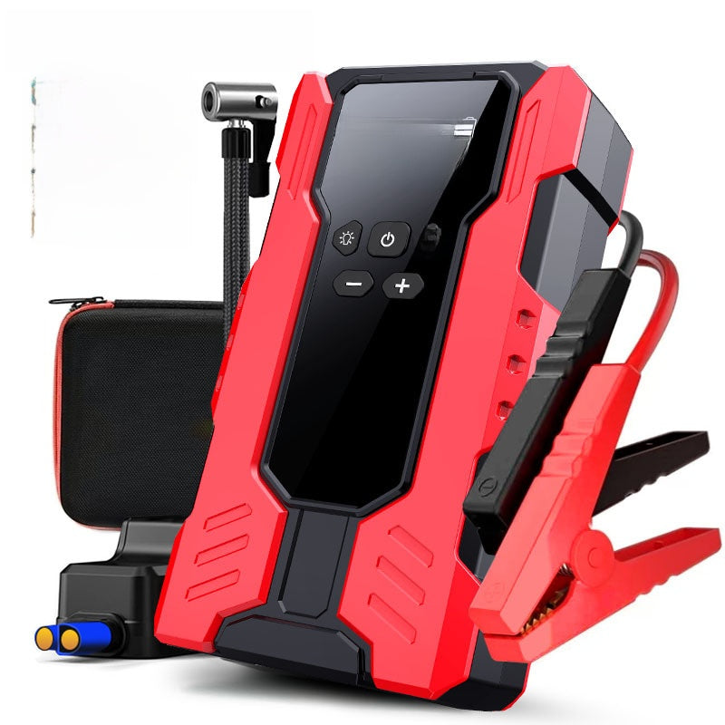 Car Emergency Jump Starter with Air Compressor and Power Bank