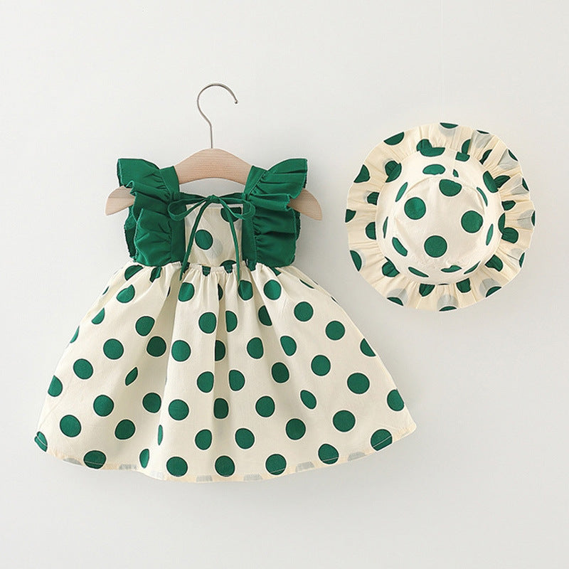Girls' Floral Summer Cotton Dress