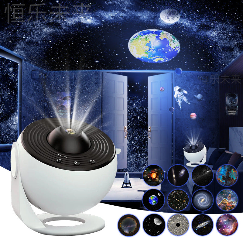 Night Light Galaxy Projector Starry Sky Projector 360 Rotate Planetarium Lamp For Kids Bedroom Valentine's Day Gift Wedding Decor