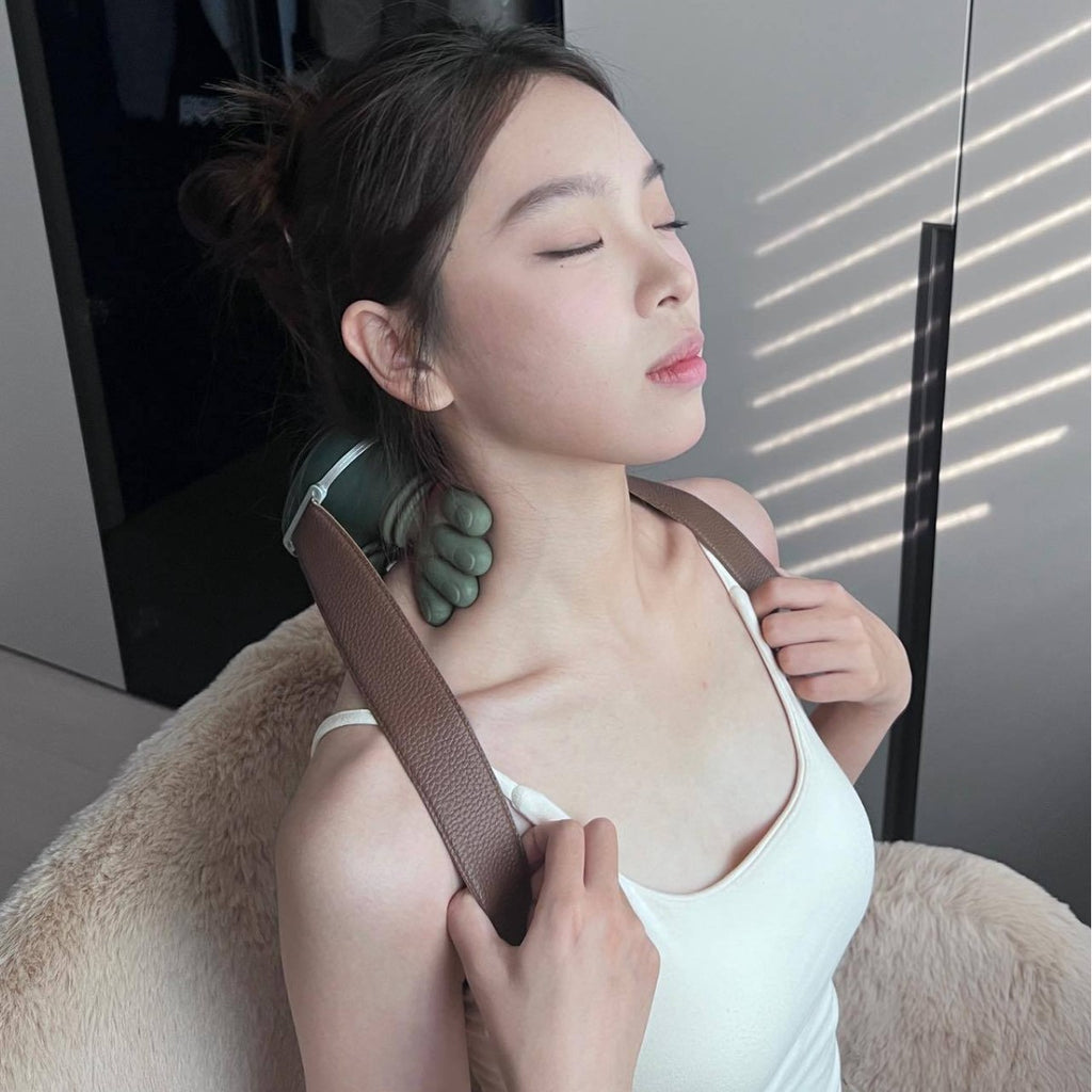 Portable Neck and Shoulder Massager with Heat Therapy