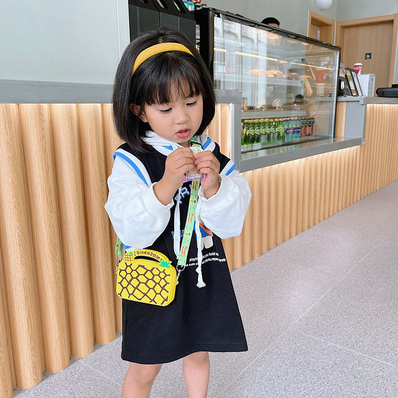 Silicone Children's Portable Crossbody Fruit Donut Shoulder Bag