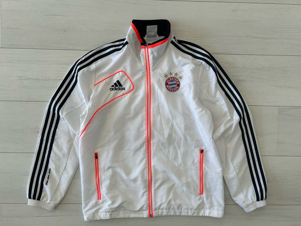 BAYERN MUNICH adidas track jacket top hood zip blouse 2013/2014 M/L